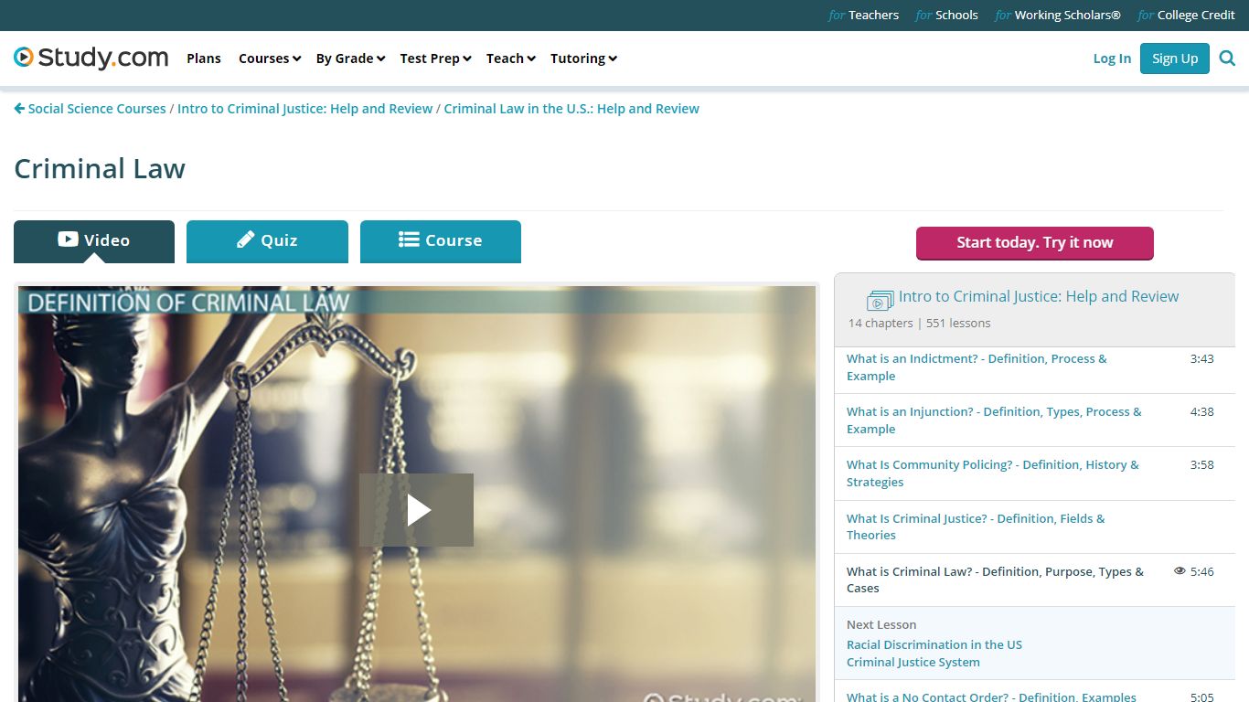 Criminal Law Overview & Cases | What is Criminal Law? - Video & Lesson ...